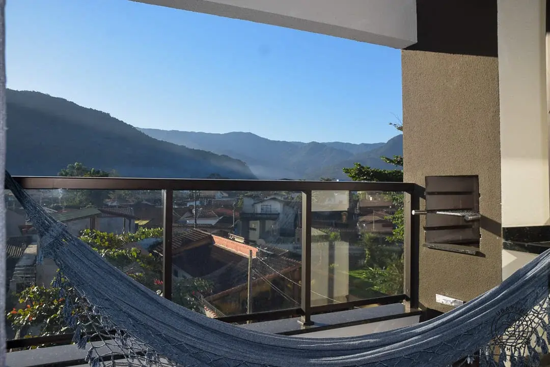 Vista incrível das montanhas